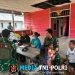 Satgas Yonif 645 / GTY Pos Muara Nawa Laksanakan Kegiatan Posyandu Bersama Puskesmas Airu