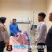 Bentuk Kepedulian, Kapolres Lampung Utara Jenguk Pelajar Korban Curas di RS Handayani
