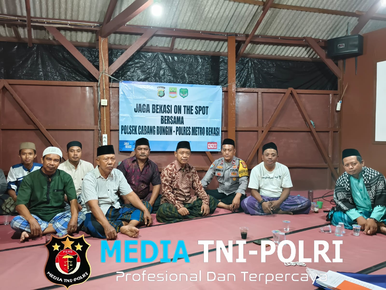 Jaga Jakarta Jaga Bekasi On The Spot, Polsek Cabangbungin Ajak Warga Perkuat Siskamling dan Awasi Remaja