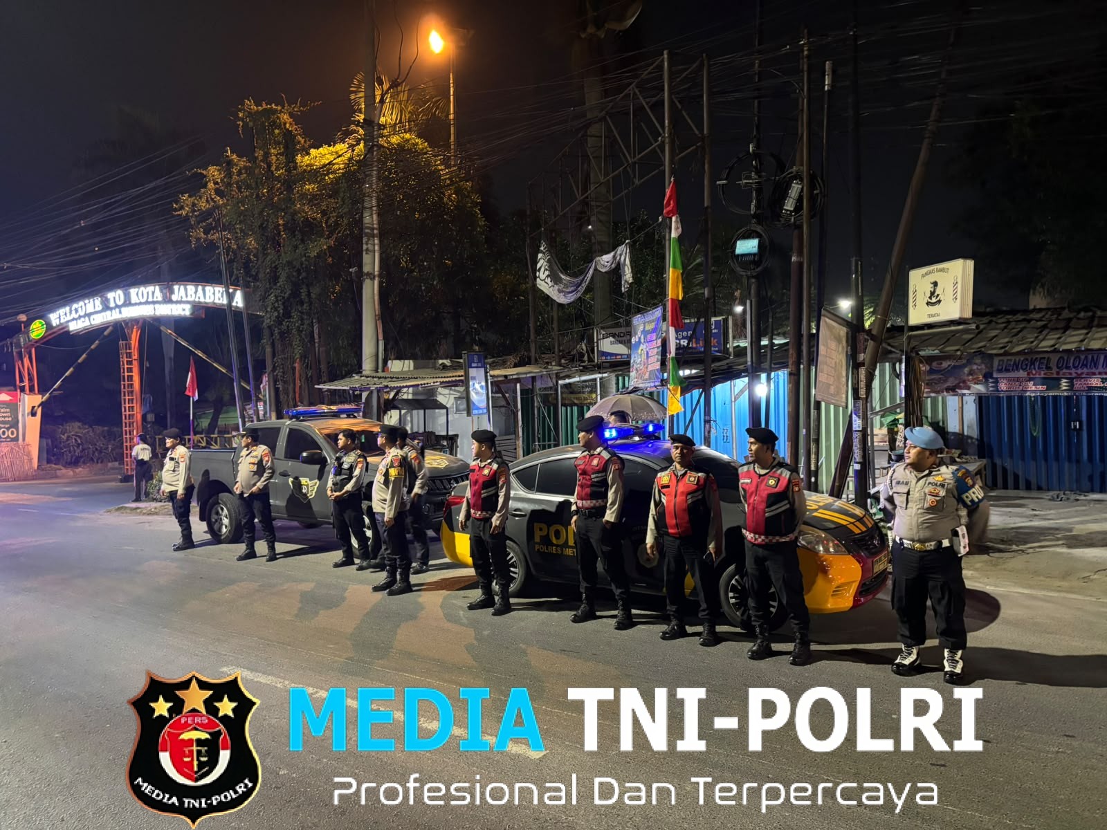 Patroli Skala Besar Polres Metro Bekasi Sisir Titik Rawan, Antisipasi Tawuran hingga Geng Motor