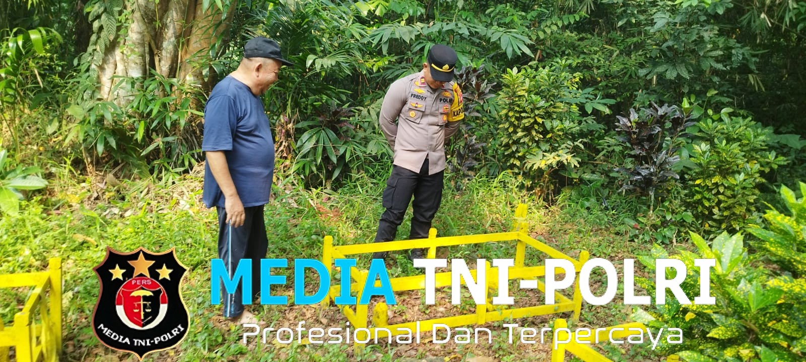 Kapolsek Mempawah Hulu Ziarah ke Cagar Budaya Makam Perigek, Perkuat Silaturahmi dengan Tokoh Masyarakat