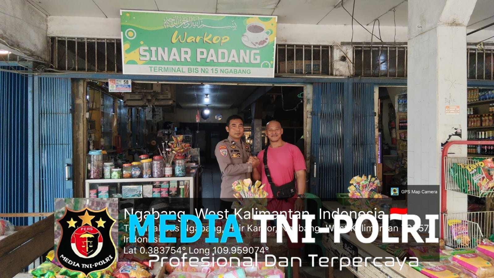 Patroli Siang Polsek Ngabang, Polisi Ingatkan Warga Waspada Aksi Kejahatan
