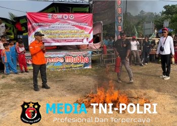 Tindaklanjuti SE Bupati Pringsewu, Destana Kresnomulyo Barat Gelar Pelatihan Penanganan Karhutla