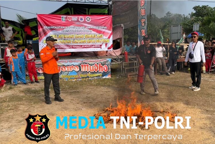 Tindaklanjuti SE Bupati Pringsewu, Destana Kresnomulyo Barat Gelar Pelatihan Penanganan Karhutla