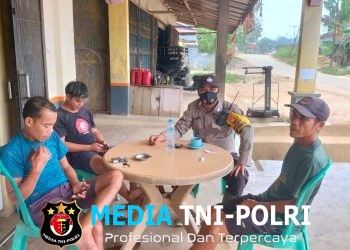 Temui Warga Saat Patroli, Polisi Sisipkan Pesan Kamtibmas dan Waspada Kabut Asap