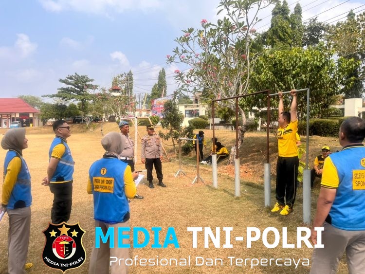 Polres Lampung Utara Gelar Kesamaptaan Jasmani dan Beladiri Berkala Semester II 2026 Bagi Personel Polsek