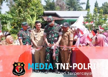 Pangdam I/BB Resmikan Jembatan Perintis Tumpatan Nibung Deli Serdang, Buka Akses Warga