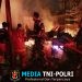 TNI-POLRI dan Warga Padamkan Api yang Melahap 2 Bangunan di Jalan Gag Merauke