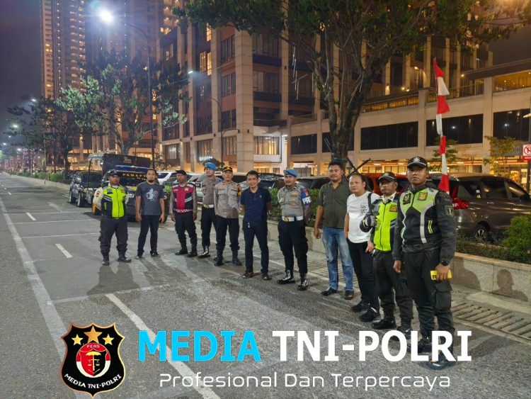 Patroli Skala Besar Polres Metro Bekasi Antisipasi Gangguan Kamtibmas hingga Dini Hari