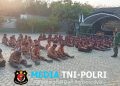 Geger! 120 Siswa MI Miftahul Falah Digembleng PBB dan Wawasan Kebangsaan Oleh Koramil 21 Bulukerto
