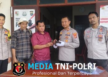 Polsek Lambu Kibang Terima Penyerahan Satu Senpi Ilegal dari Masyarakat