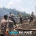 Hotspot Terdeteksi, Kapolsek Ngabang Bersama Anggota Langsung Turun Cek Lokasi Karhutla di Jelimpo
