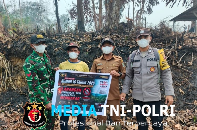 Subsektor Sompak Ajak Masyarakat Tidak Melakukan Pembakaran Hutan dan Lahan