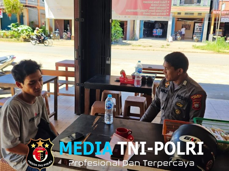 Di Tengah Kepungan Kabut Asap, Polisi Hadir Duduk Bersama Warga, Pesan Kamtibmas Disampaikan