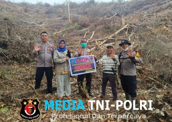 Polsek MenyukeAjak Warga Cegah Kebakaran Hutan Dan Lahan