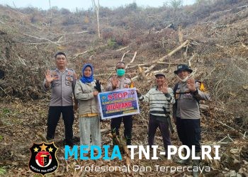 Polsek MenyukeAjak Warga Cegah Kebakaran Hutan Dan Lahan
