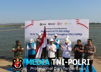 Polres Wonogiri Dukung Launching PLTS 100 GWp, Kawal Program Ketahanan Energi Nasional