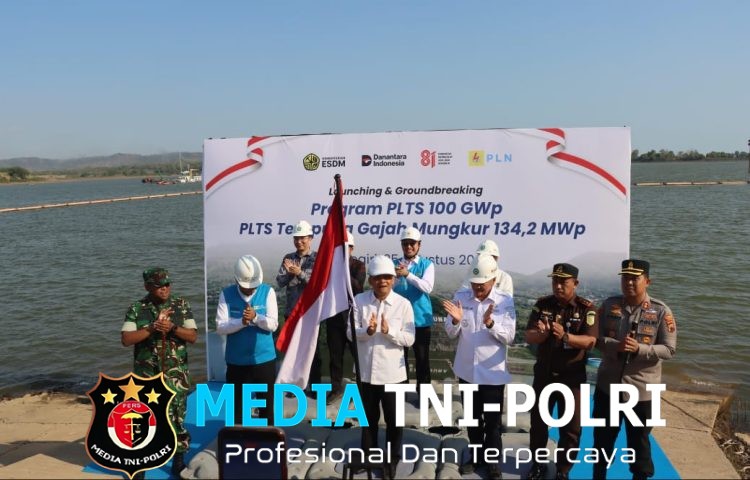 Polres Wonogiri Dukung Launching PLTS 100 GWp, Kawal Program Ketahanan Energi Nasional