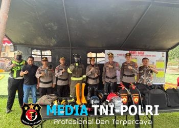 Cek Posko Karhutla, Kapolres Landak Pastikan Personel dan Sarpras Siaga 24 Jam