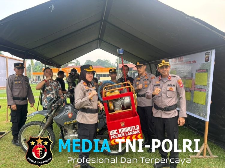 Polres Landak Luncurkan Inovasi Motor Trail Modifikasi untuk Percepat Penanganan Karhutla