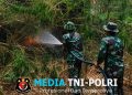 Regu Damkar Kodim 0728/Wonogiri Padamkan Kobaran Api di Dua Lokasi