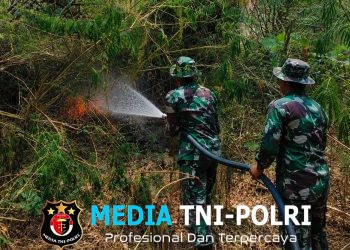 Regu Damkar Kodim 0728/Wonogiri Padamkan Kobaran Api di Dua Lokasi
