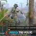 Personel Koramil 420-04/Sarolangun Bersama Tim Gabungan Terus Berjibaku Padamkan Karhutla di Sungai Abang
