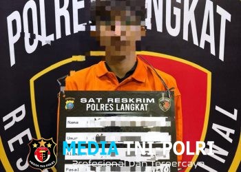 Polres Langkat Tangkap Tujuh Pelaku Pencurian Disertai Kekerasan di Empat Lokasi, Dua Senjata Tajam dan Dua Sepeda Motor Diamankan