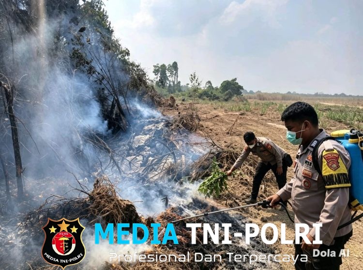 Sinergi Terpadu Polres Mesuji, Kodim 0426 Tuba, Pemerintah Daerah, Stakeholder Terkait Serta Masyarakat Berhasil Padamkan 51 Titik Api di Area Seluas 241,6 Hektar