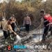 Kapolres Mesuji Turun Langsung Pimpin Penyisiran dan Pemadaman Kebakaran Lahan Perkebunan Tebu PT. Silva Inhutani