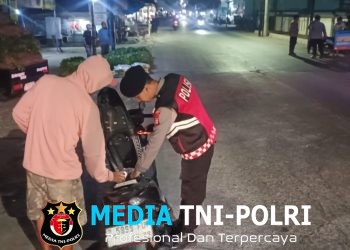Polsek Babelan Gelar Operasi Kejahatan Jalanan, Antisipasi 3C hingga Gangguan Kamtibmas