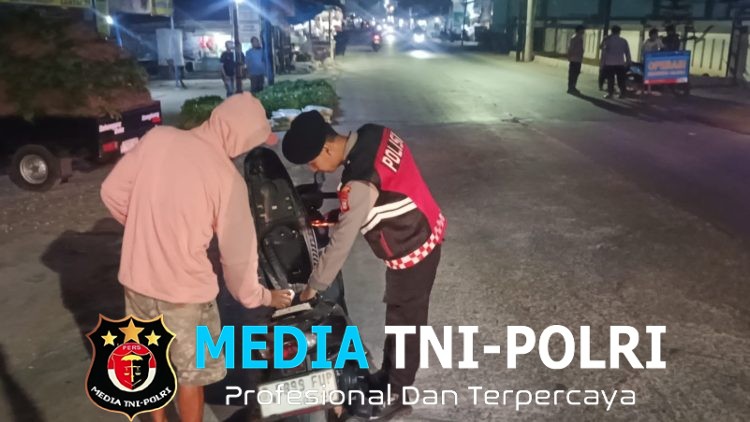 Polsek Babelan Gelar Operasi Kejahatan Jalanan, Antisipasi 3C hingga Gangguan Kamtibmas