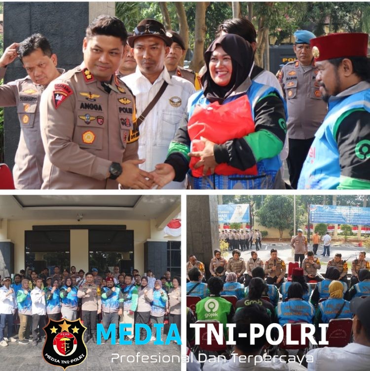 Sabuk Kamtibmas Perkuat Sinergi Polisi, Ojol dan Ormas Jaga Kondusivitas Bekasi