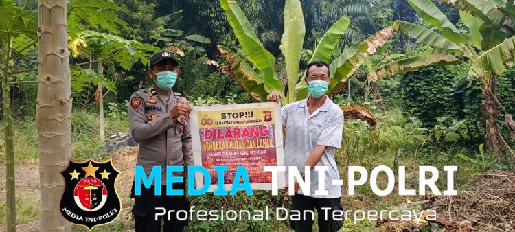 Polsek Menjalin Sosialisasikan Pencegahan Karhutla dan Dampak Fenomena El Nino kepada Warga Desa Menjalin