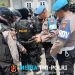 Pastikan Tidak Membawa Senpi dan Barang Berbahaya, Saat Apel, Bid Propam Polda Jateng Cek Semua Personel Yang Layani Penyampaian Pendapat Di Tugu Muda