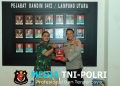 Perkuat Sinergitas TNI-Polri, Kapolres Tulang Bawang Barat Kunjungan silaturahmi dengan Dandim 0412/Lampung Utara