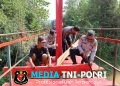Belum Genap Dua Hari, Jembatan Gantung Bumi Arum Kembali Aman Dilintasi