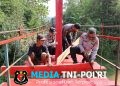 Belum Genap Dua Hari, Jembatan Gantung Bumi Arum Kembali Aman Dilintasi