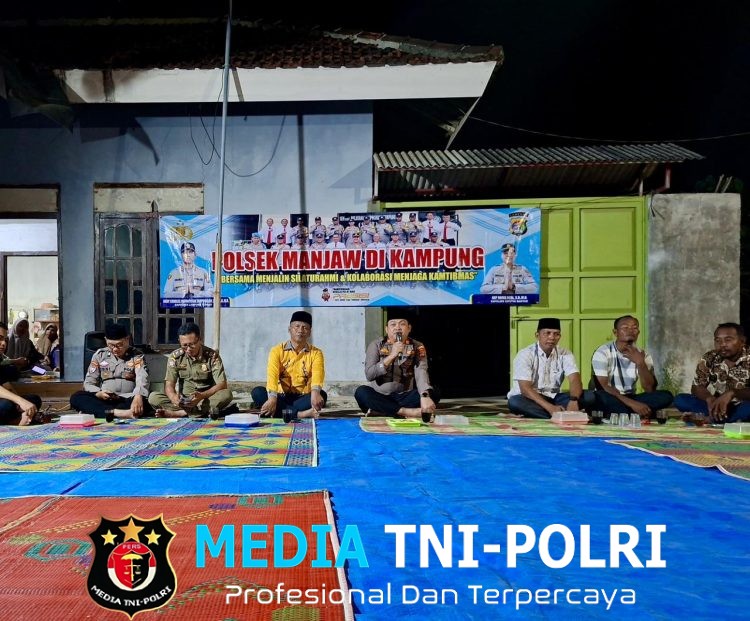 Jaga Kamtibmas, Kapolsek Seputih Banyak Rutin Sambangi dan Dengarkan Warga