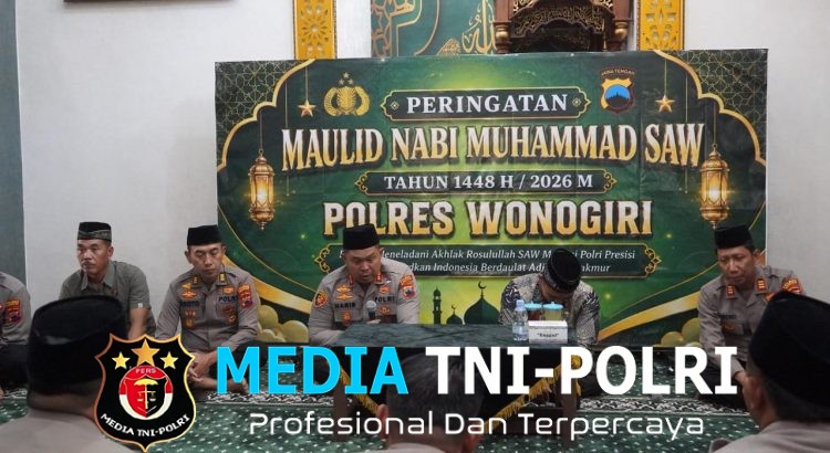 Dari Masjid Al Ma’ruf, Polres Wonogiri Perkuat Spiritualitas dan Profesionalisme Personel