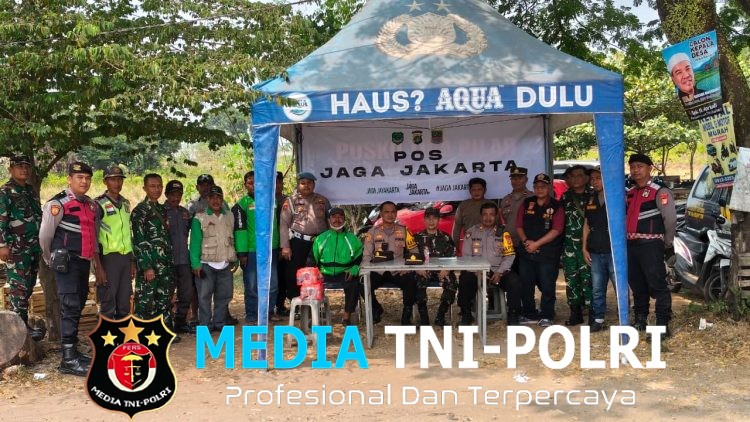 Polsek Setu Dirikan Posko Jaga Jakarta Jaga Bekasi di Perbatasan Setu–Cileungsi