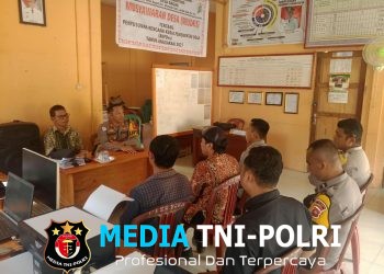 Kapolsek Menyuke Sosialisasikan Instruksi Menteri Dalam Negeri Nomor 1 tahun 2026 Kepada Perangkat Desa Bagak