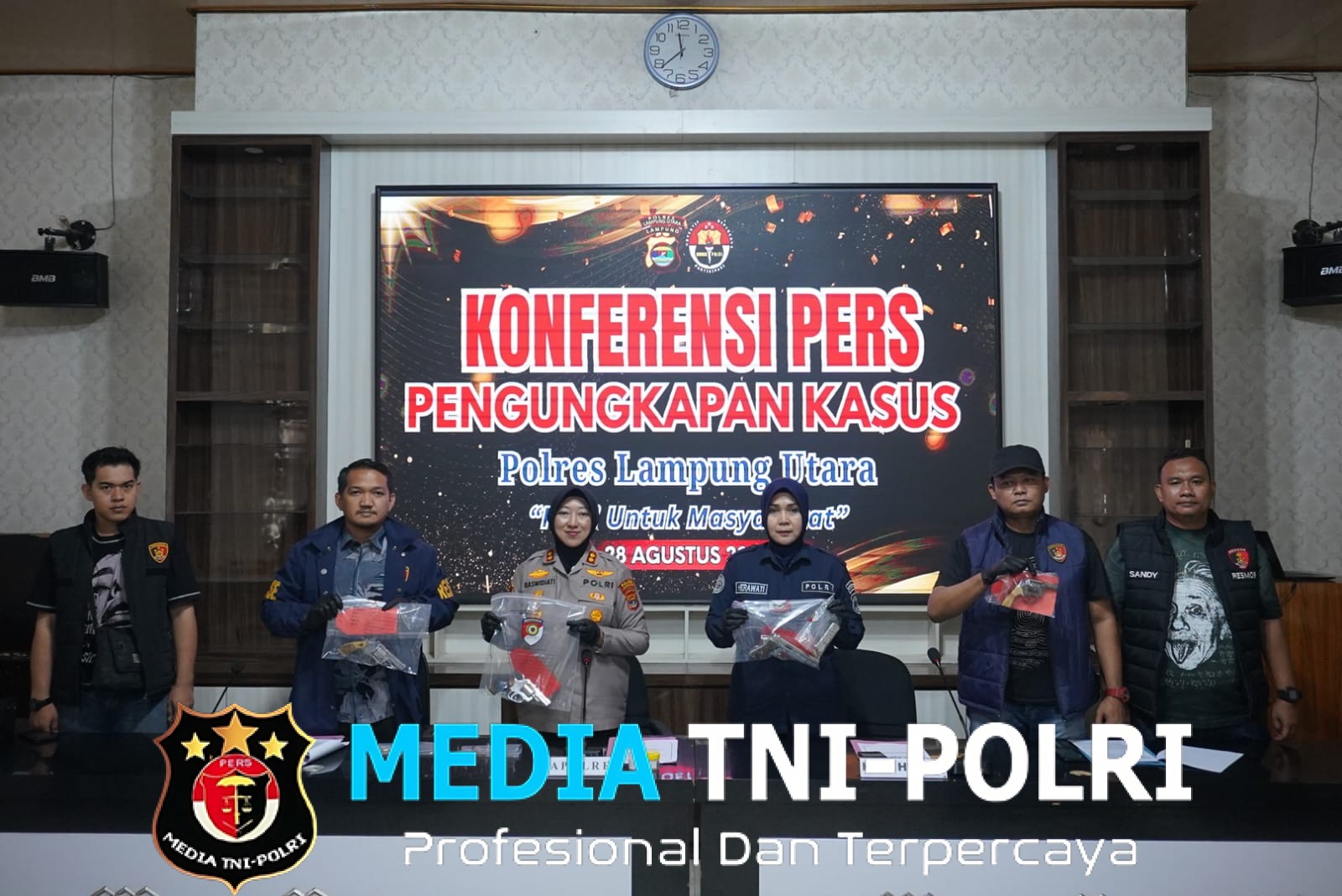 Gebrak Kapolres Baru, Polres Lampung Utara Ungkap 48 Kasus C3, 20 Tersangka Diamankan Dalam Sebulan
