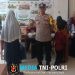 Bhabinkamtibmas Jatibaru Pantau Penyaluran Bantuan Pangan untuk 908 KPM