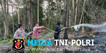 Gerak Cepat Tim Gabungan Jinakkan Karhutla di Dusun Maro’o Landak, 2 Hektare Lahan Terbakar