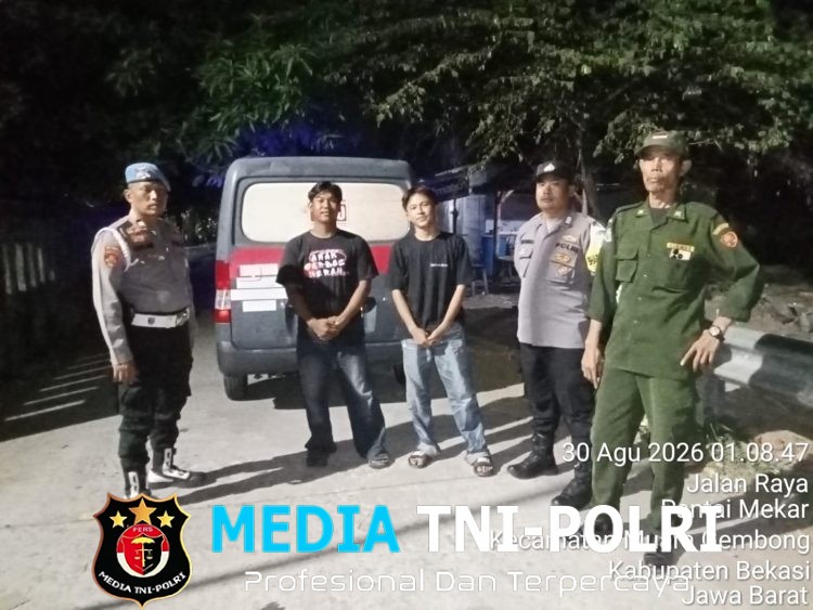 Jaga Jakarta Jaga Bekasi, Patroli Biru Tiga Pilar Muaragembong Antisipasi 3C, dan Kejahatan Jalanan
