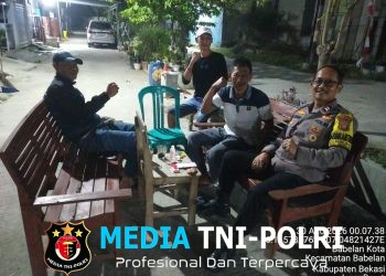 Jaga Jakarta Jaga Bekasi, Bhabinkamtibmas Babelan Kota Sambangi Warga dan Dorong Ronda Malam Kembali Aktif