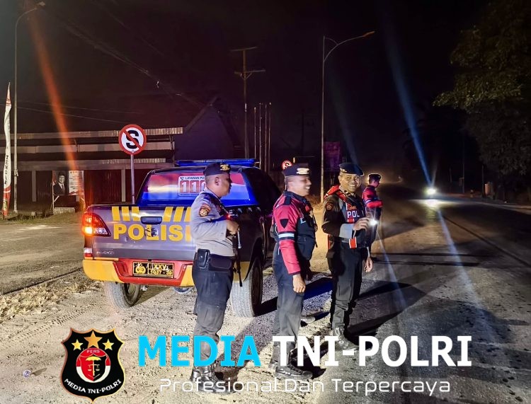Cegah Balap Liar dan Kejahatan Jalanan, Polres Lampung Tengah Tingkatkan Patroli KRYD Akhir Pekan