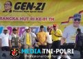 Meriahkan HUT RI ke-81, Wakapolres Lampung Utara Hadiri Colour Fun Genzi Aprozi Alam