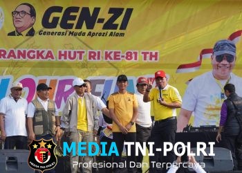Meriahkan HUT RI ke-81, Wakapolres Lampung Utara Hadiri Colour Fun Genzi Aprozi Alam